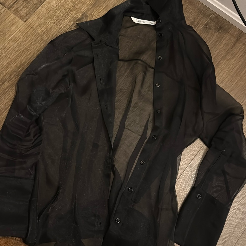 Sheer shirt